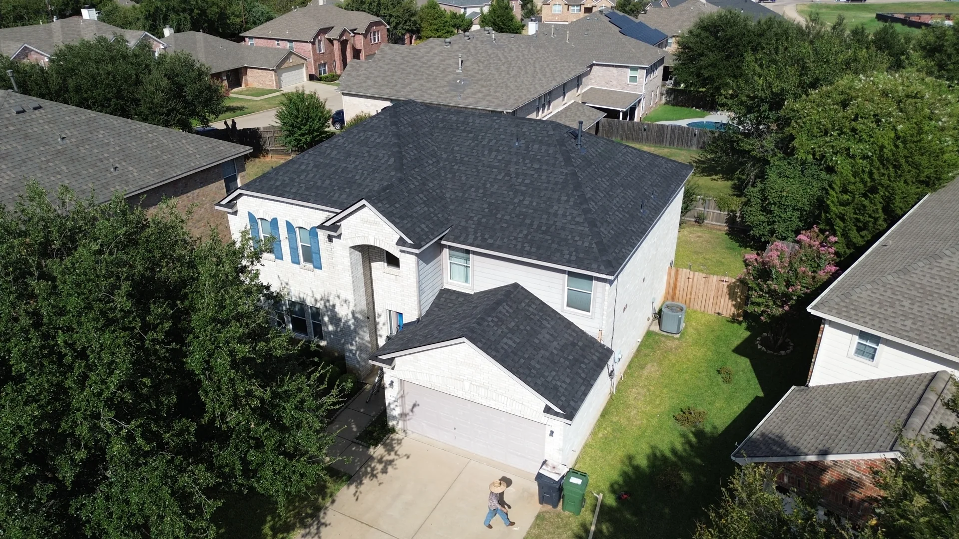 City-verified Frame Restoration roof documentation image for the Arlington, Texas roofing guide